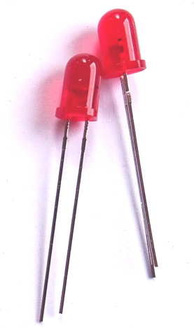 5 Volt LED rot (10 Stück) - Kingbright L-53SRD-5V 5mm diff - integr ...